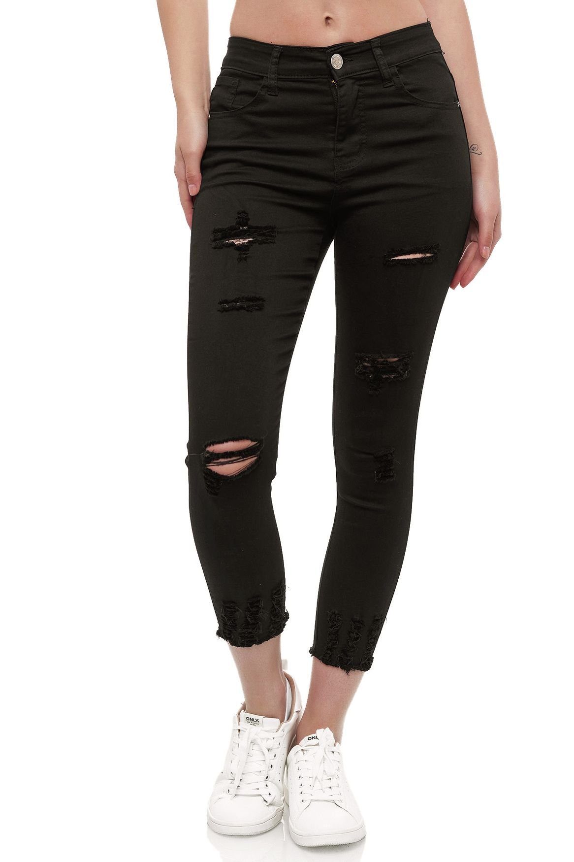 على التوالي بعيد الكورال schwarze jeans mit löchern damen - sayasouthex.com