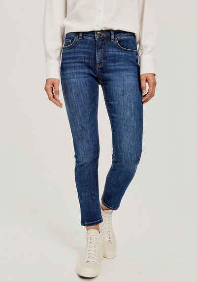 OPUS Skinny-fit-Jeans »Elma strong blue« im Five-Pocket-Design