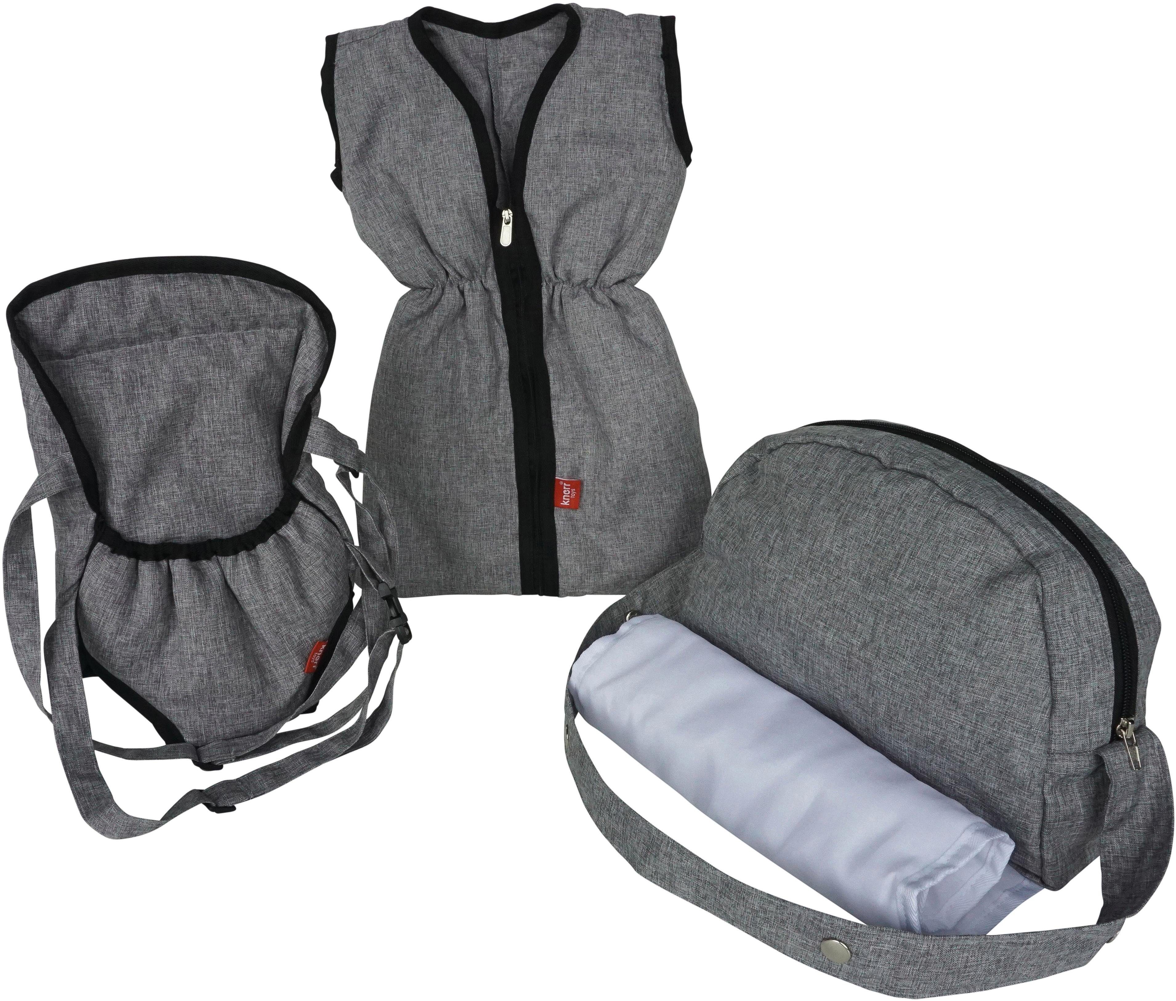 Knorrtoys® Puppen Schlafsack Puppenzubehörset - Stone, (Set, 3-tlg), mit Pu günstig online kaufen