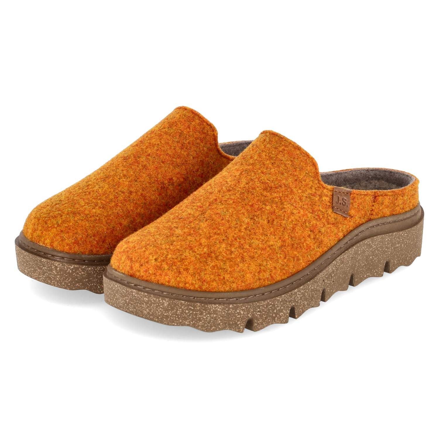 Josef Seibel Josef Seibel 53001TE257/840 Damen Filz orange Pantolette