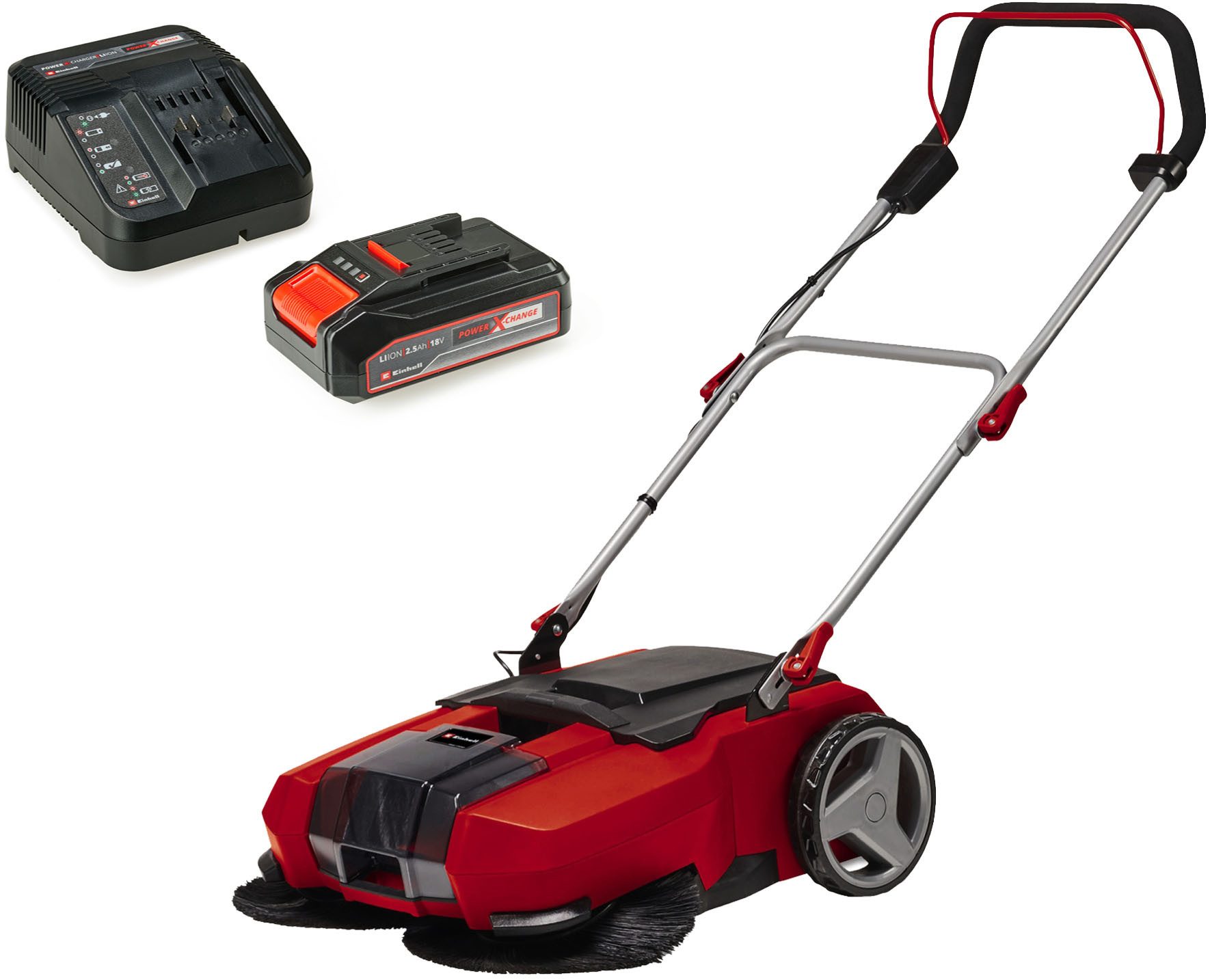 Einhell Handkehrmaschine TE-SW 18/610 Li, 61 cm Arbeitsbreite, (Set), inkl. Akku