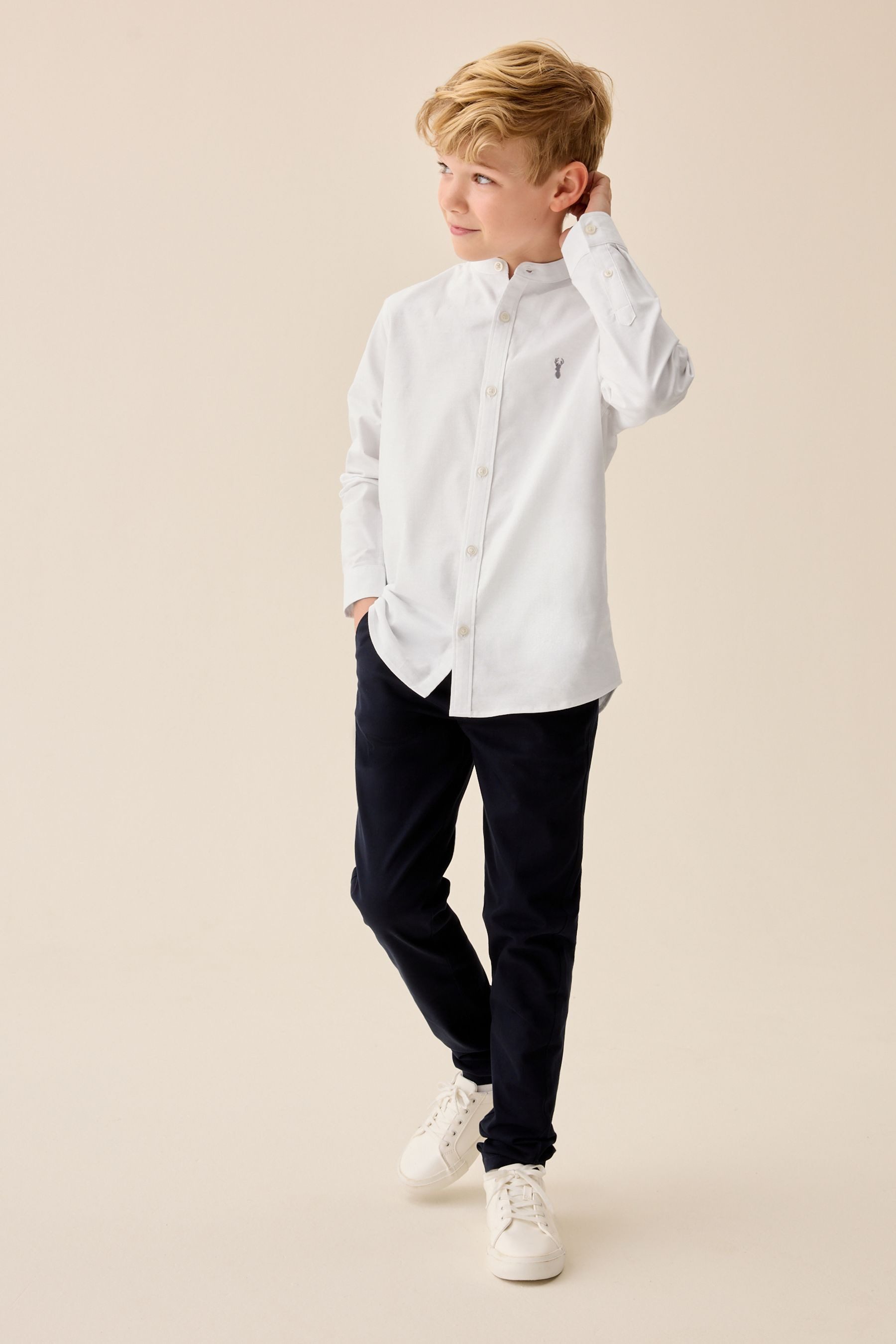 Next Stretch-Hose Längere Skinny Fit Chinohose mit Stretch (1-tlg)