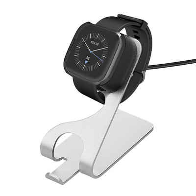kwmobile USB Ladegerät für Fitbit Versa 2 / Versa 2 SE USB-Ladegerät (1-tlg., USB Kabel Charger Stand - Smart Watch Ladestation - mit Standfunktion)
