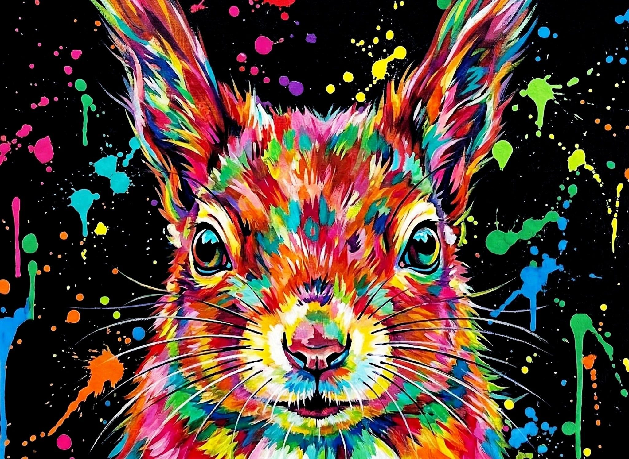 MagicHolz Puzzle Buntes Eichhörnchen Holzpuzzle (2D), 1000 Puzzleteile