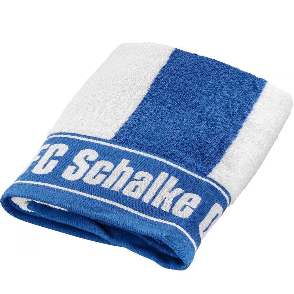 FC Schalke 04 Handtuch FC Schalke 04 Handtuch Blockstreifen