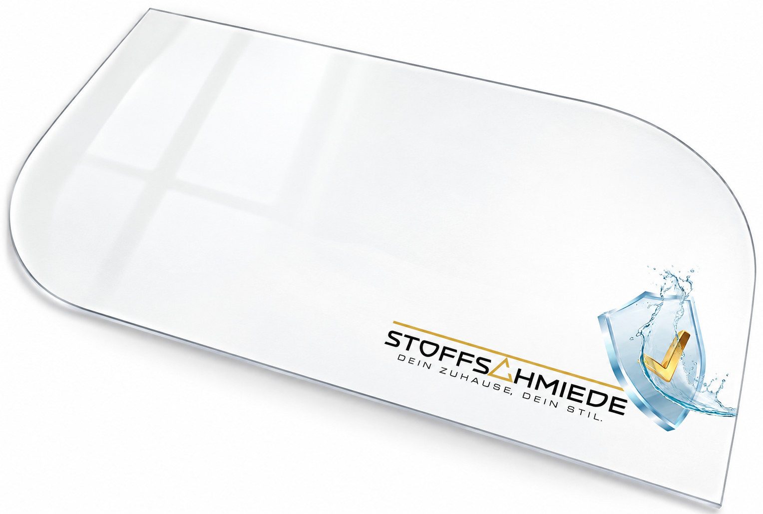Stoffschmiede Platzset,transparentes Tischset,Tischschutz, abwischbar, mattiert, (4-St), abwaschbar