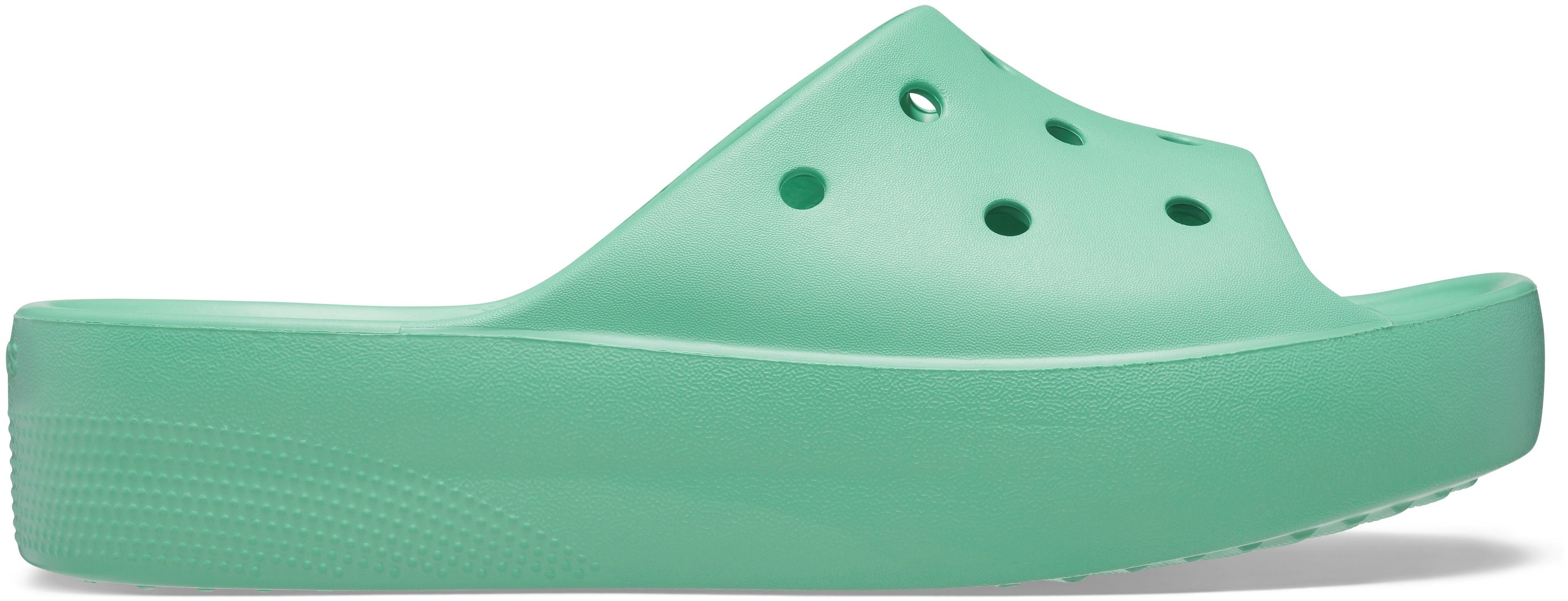 Crocs Classic Platform Slide jade (Packung) Badepantolette