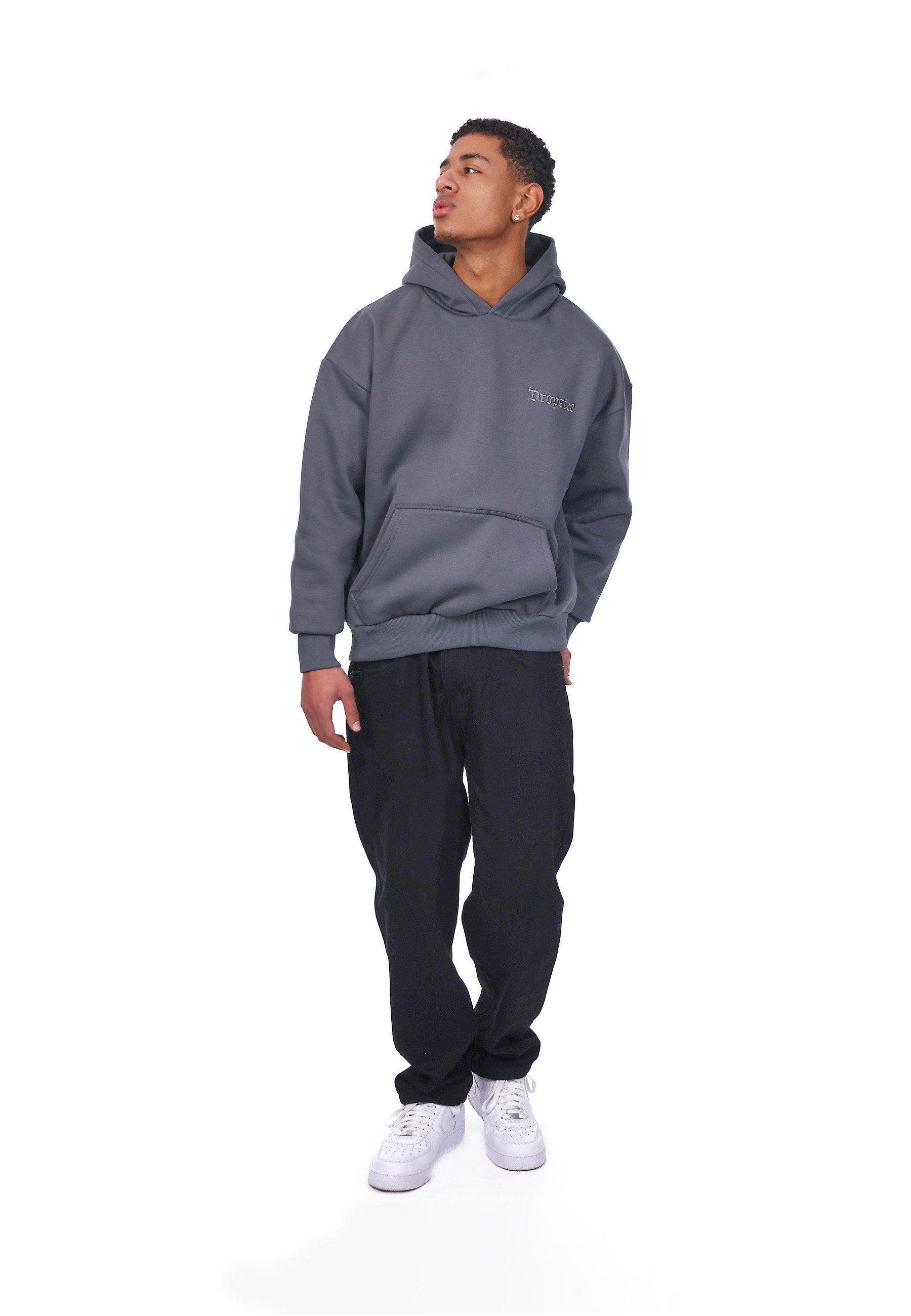 Dropsize Kapuzenpullover Dropsize HEAVY OVERSIZE EMBO HOODIE (1-tlg)
