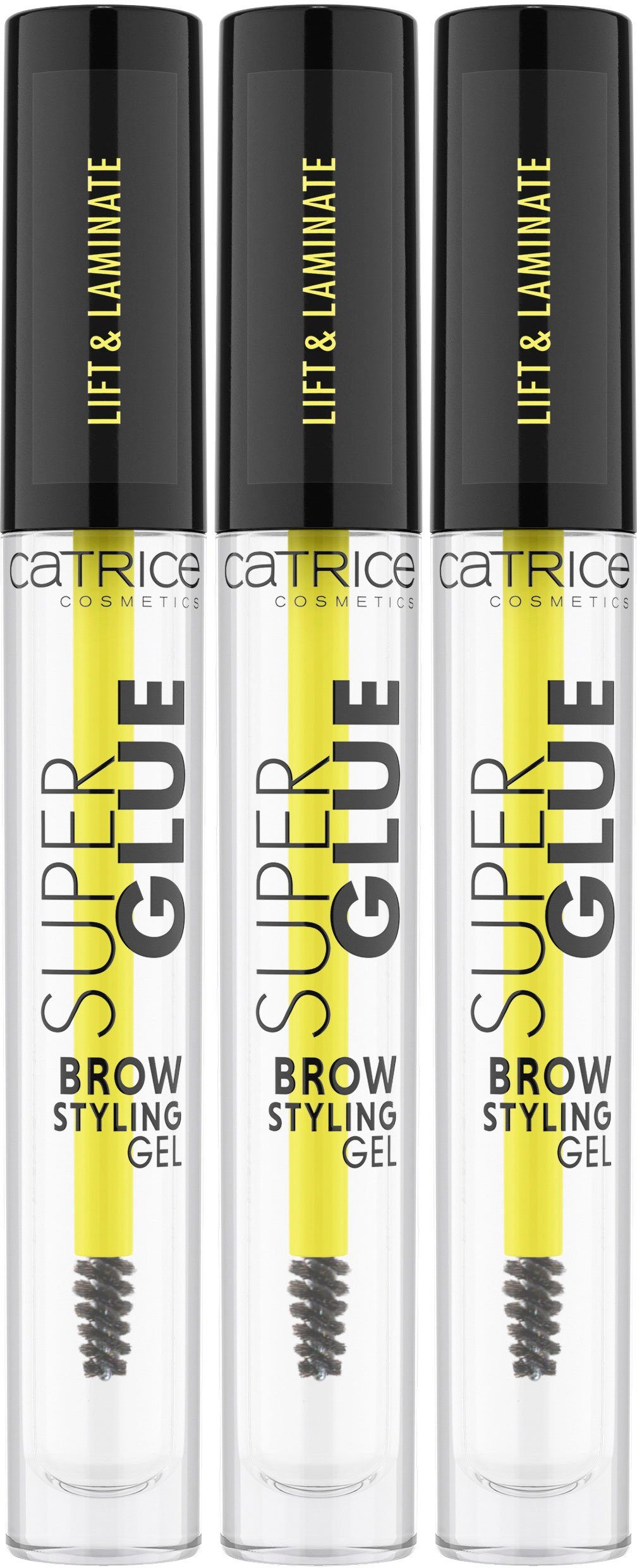 Catrice Augenbrauen-Gel Super Glue Brow Styling Gel, 3-tlg., Augen-Make-Up, Brow  Gel für ultrastarken Halt