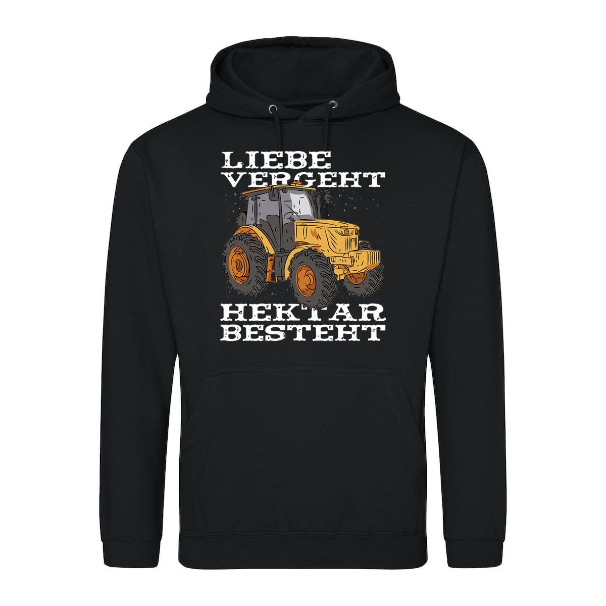 Youth Designz Kapuzenpullover "Liebe Vergeht, Hektar Besteht" Herren