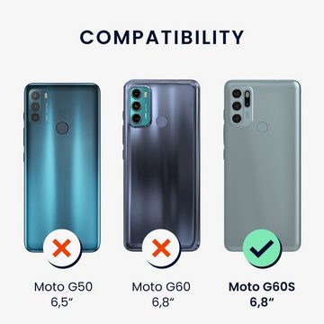 kwmobile Handyhülle Hülle für Motorola Moto G60S, Hülle Silikon - Soft Handyhülle - Handy Case Cover