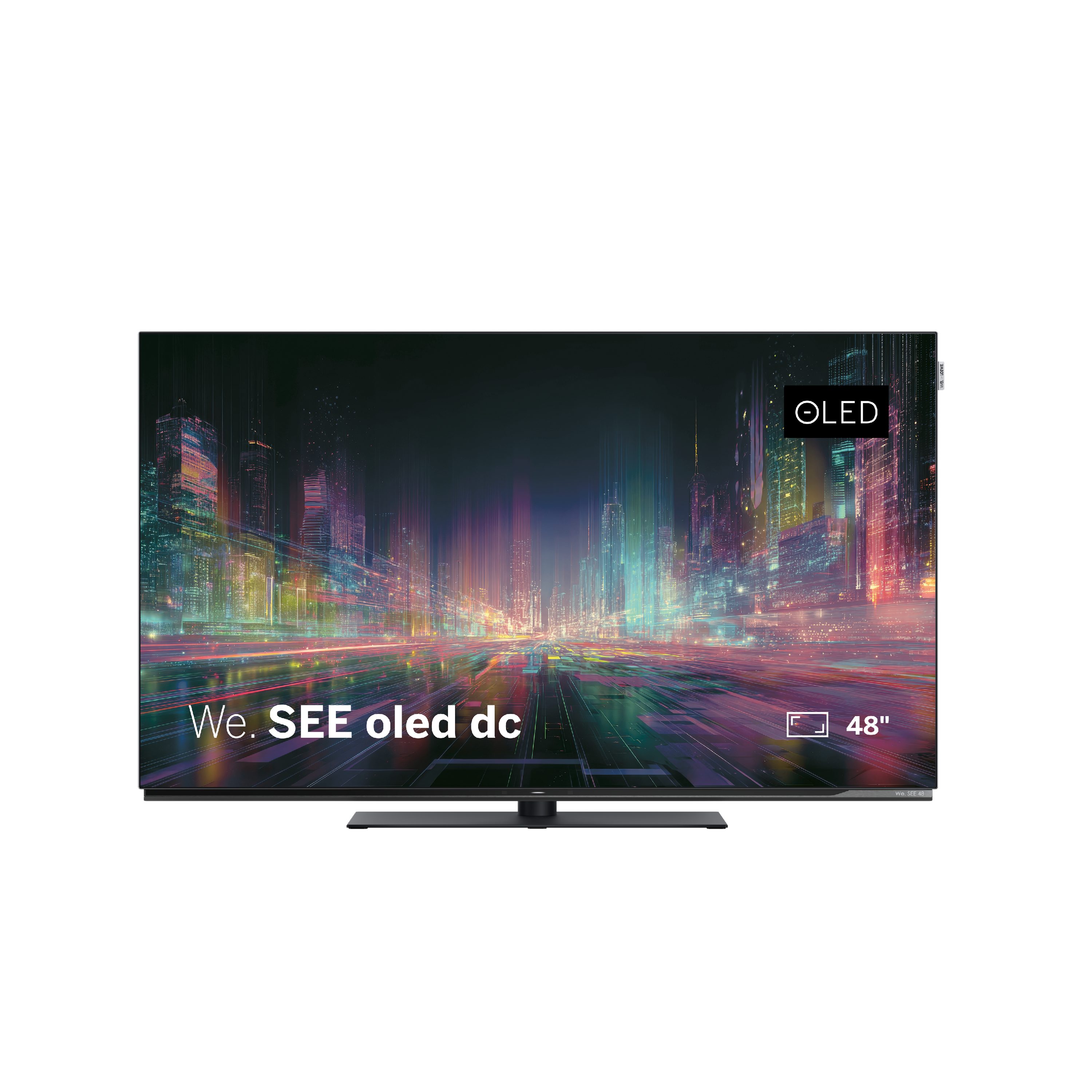 Loewe We. SEE 48 dc OLED-Fernseher (122 cm/48 Zoll, 3840 x 2160, Entwickelt in Deutschland, 30 Monate Garantie bei Registrierung)