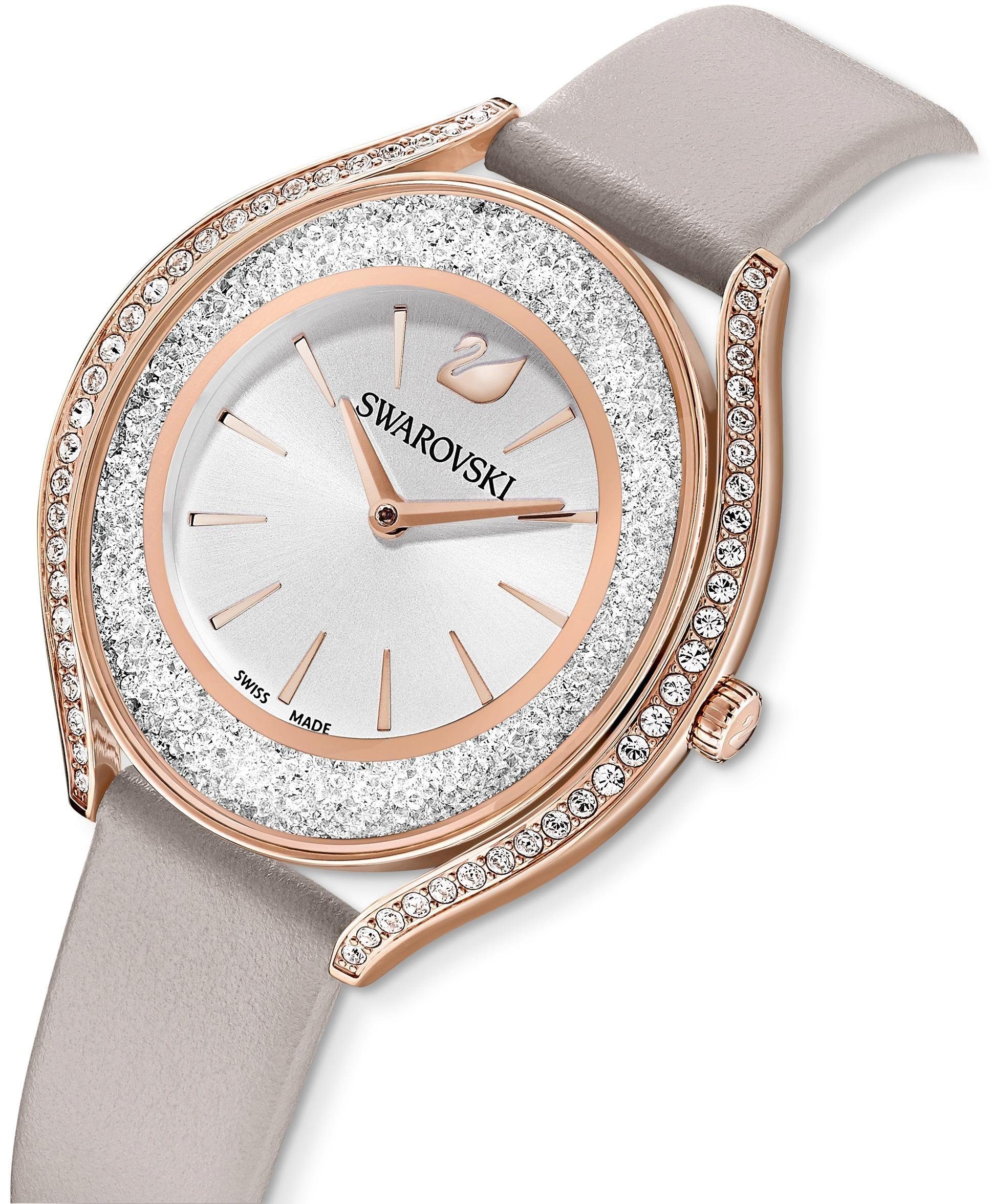 Swarovski Schweizer Uhr 5519450 AURA, roségold CRYSTALLINE