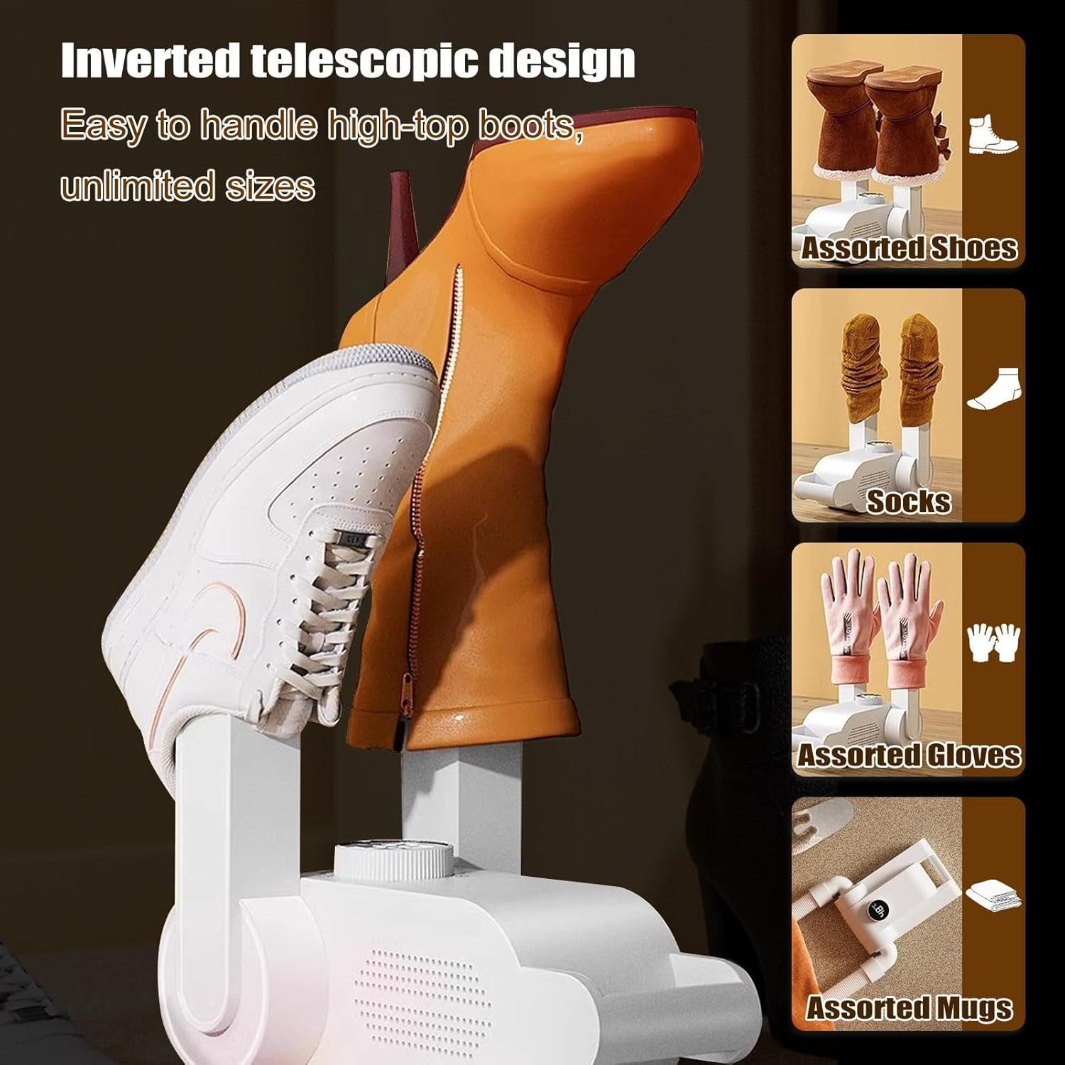 FELIXLEO Schuhtrockner Schuhtrockner elektrisch Digital UV Ozon antibakteriell Sneaker