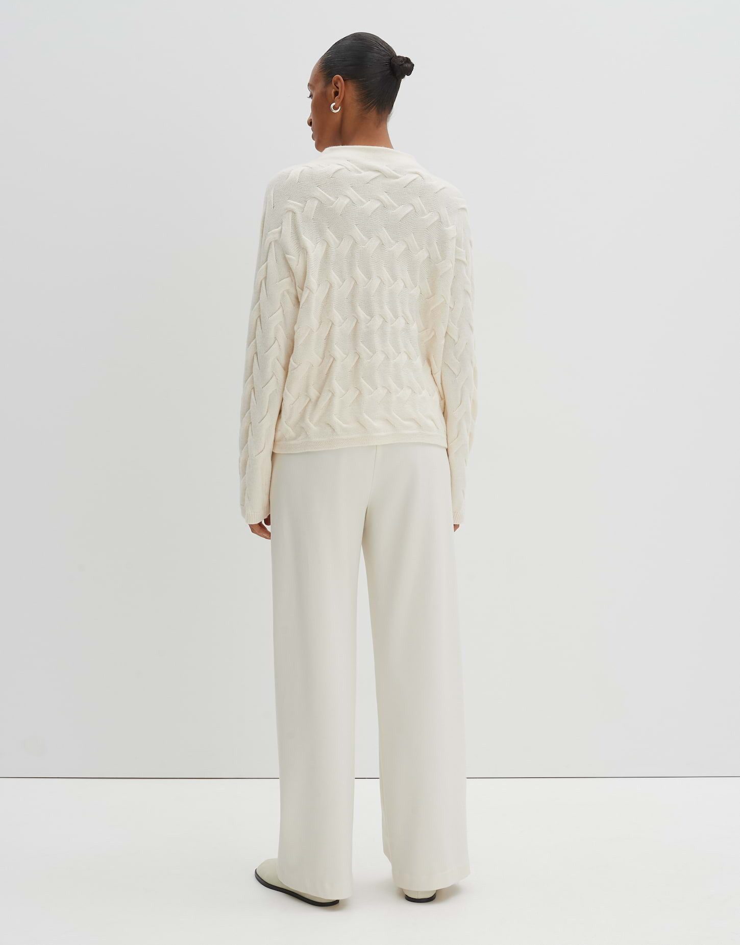 someday Strickpullover Zopfstrickpullover TELUNA Loose aus Wollmix