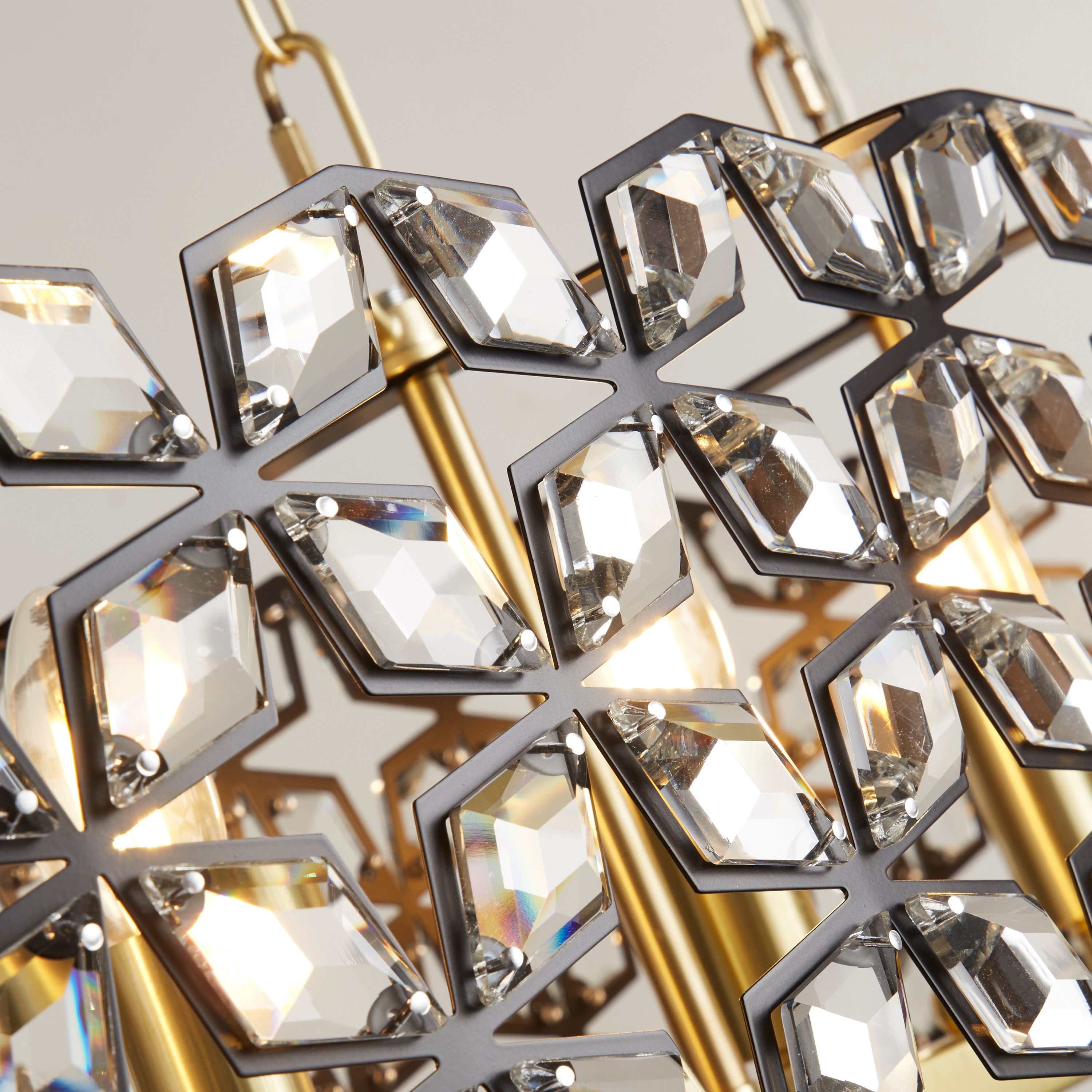 Searchlight Hängeleuchte Hängeleuchte Iris, 6-flammig, ohne Leuchtmittel, Glamourös