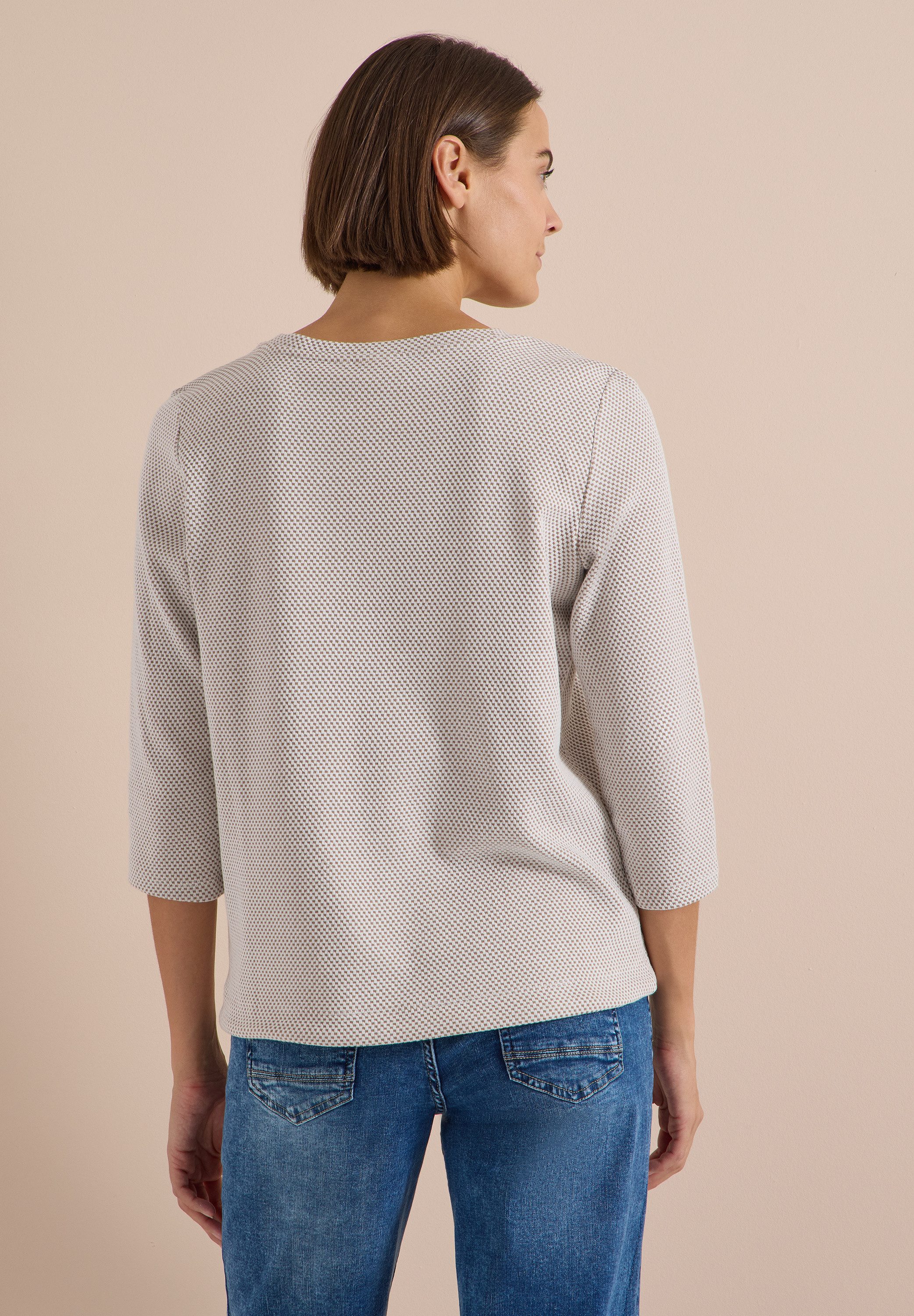 CECIL 3/4-Arm-Shirt mit 3/4 Ärmeln