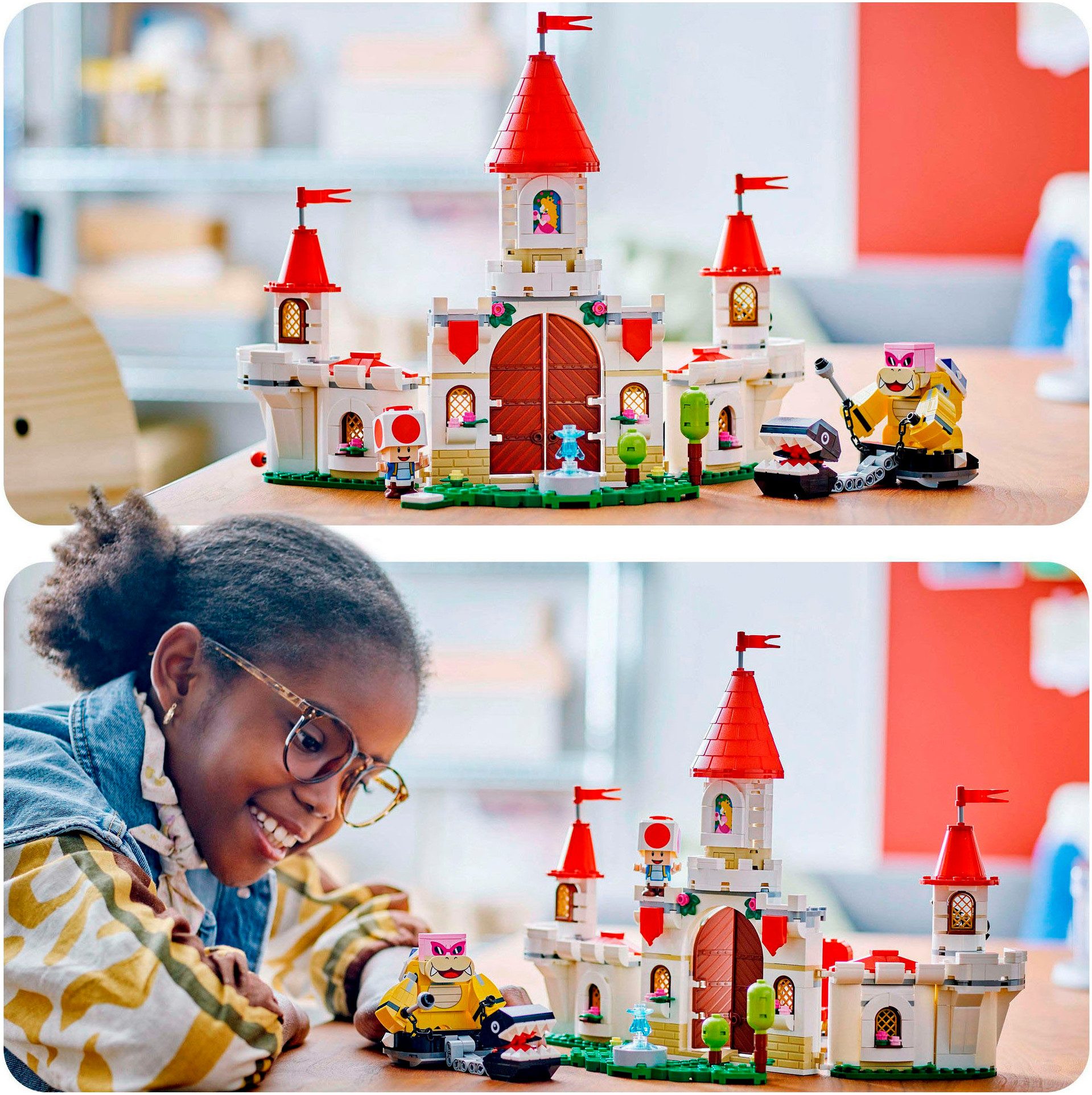 LEGO® Showdown mit Roy beim Pilz-Palast (71435), LEGO Super Mario Konstrukt günstig online kaufen