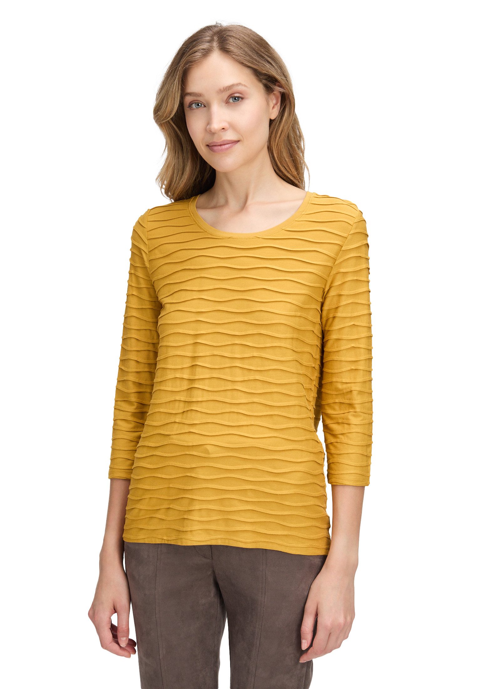 Betty Barclay 3/4-Arm-Shirt Damen mit Wellenstruktur (1-tlg) günstig online kaufen