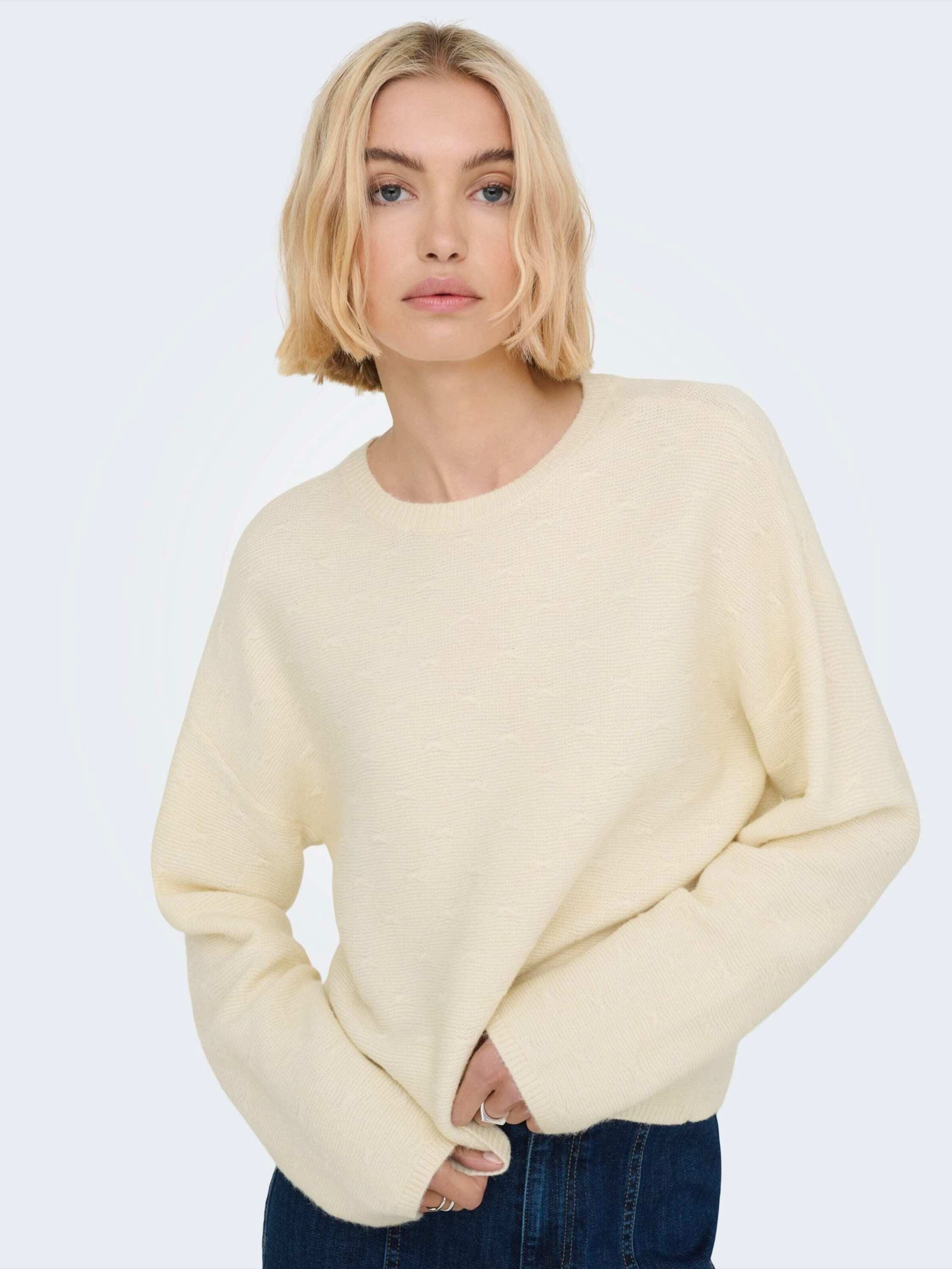 ONLY Rundhalspullover ONLKATIA (1-tlg) Plain/ohne Details