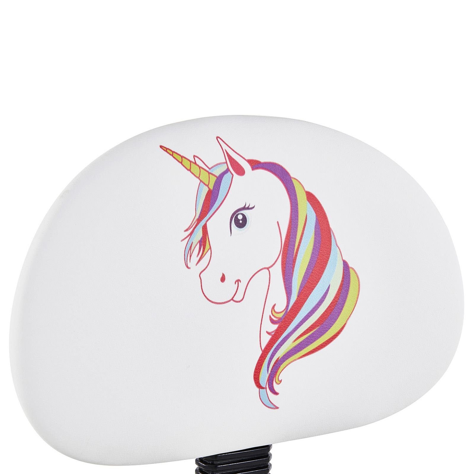 CARO-Möbel Schreibtischstuhl UNICORN, Kinder Schreibtischstuhl höhenverstellbar Bürostuhl Drehstuhl Einhorn