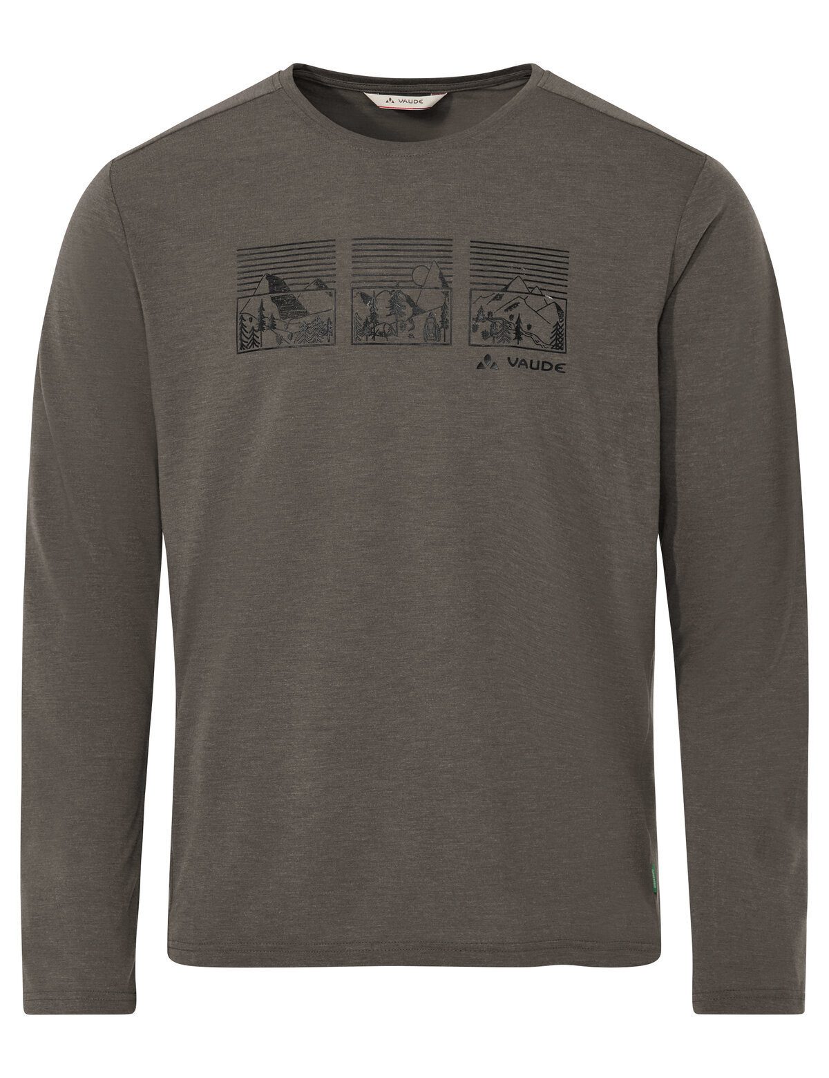 VAUDE T-Shirt Men's Rosemoor LS T-Shirt III (1-tlg) schnelltrocknendes und funktionelles Shirt