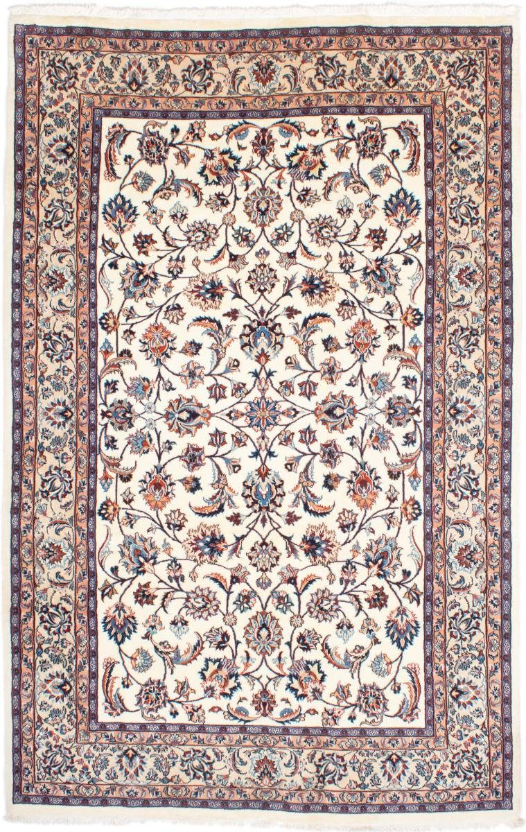 Orientteppich Mashhad 193x302 Handgeknüpfter Orientteppich / Perserteppich, Nain Trading, rechteckig, Höhe: 12 mm