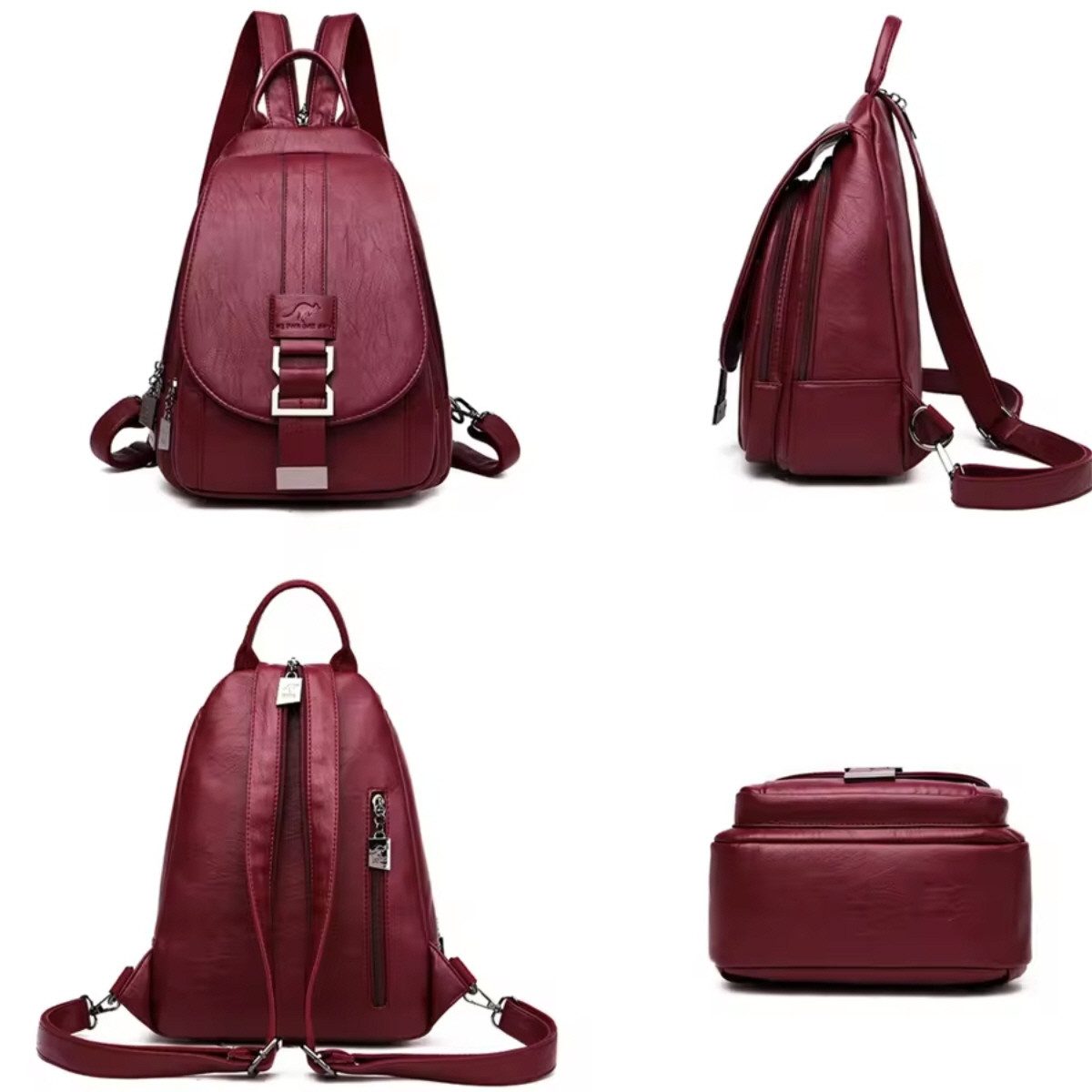 SHG Cityrucksack ֎ Rucksack Freizeitrucksack Tagesrucksack Schulrucksack Mädchen Damen (AL-727 Schwarz), Freizeit Reise Sport Arbeit Schule Uni