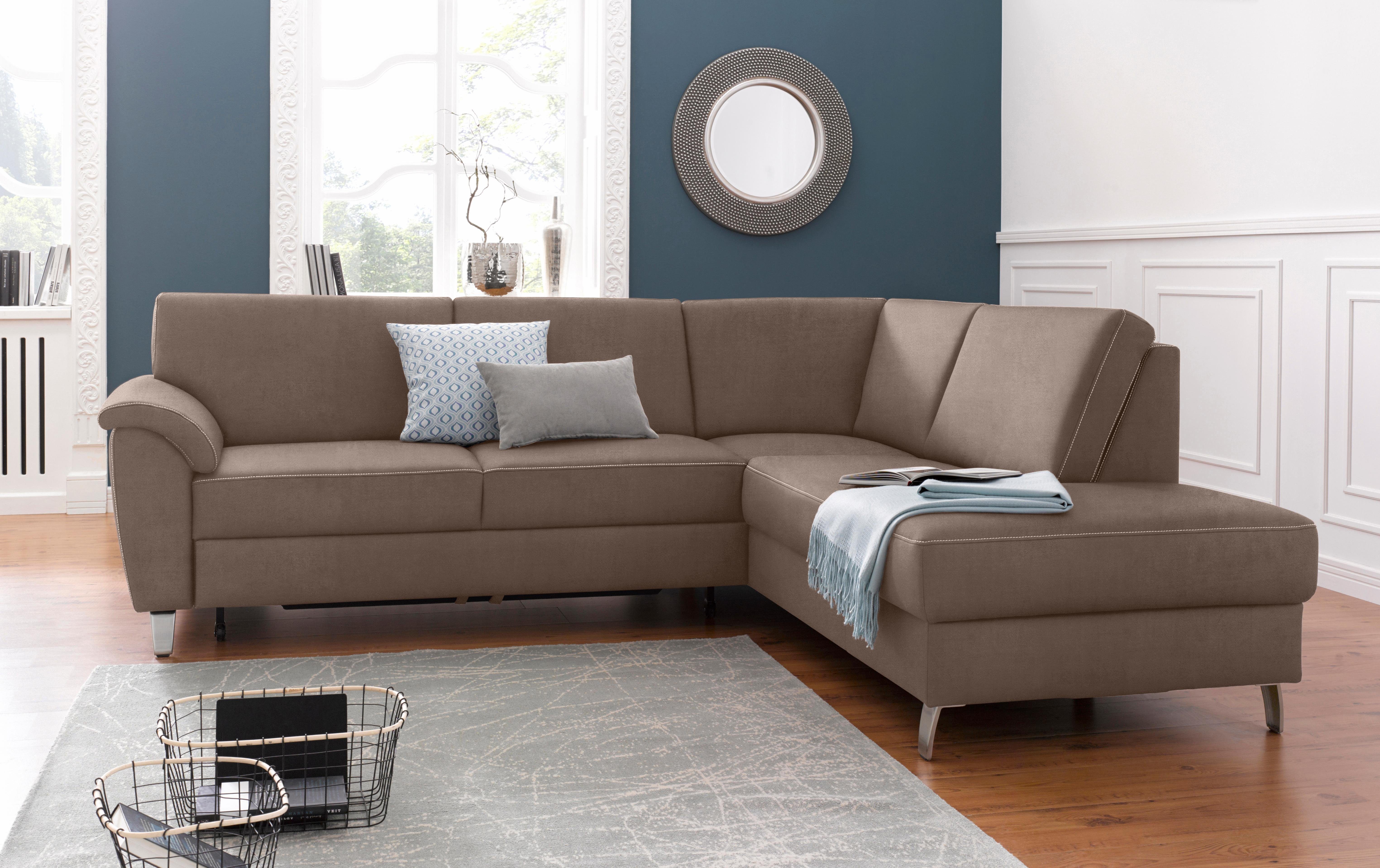sit&more Ecksofa Texel L-Form, mit Federkern, günstig online kaufen