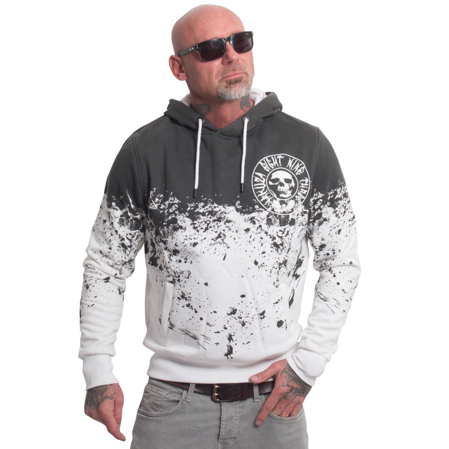 YAKUZA Hoodie Splash Allover günstig online kaufen