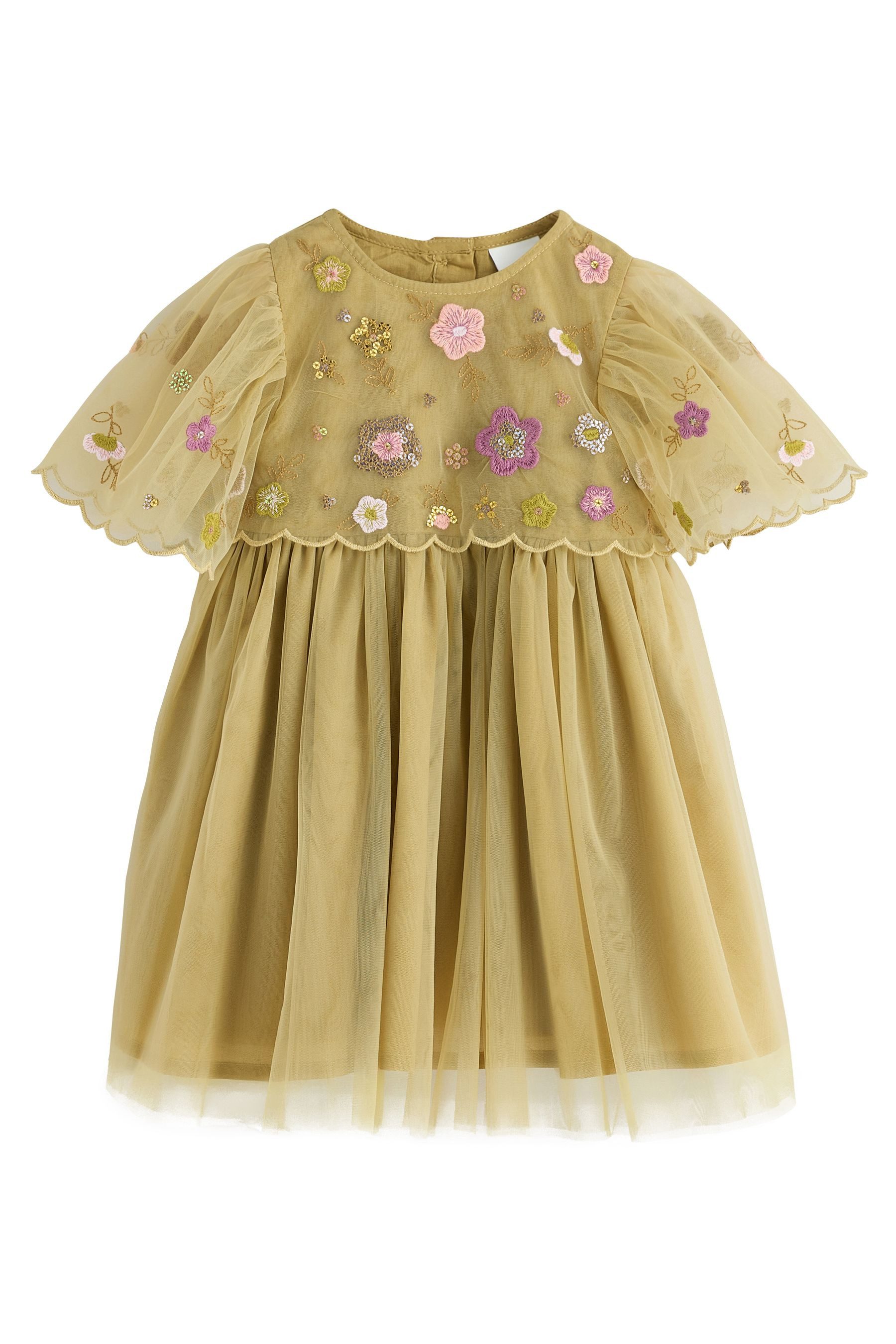Next Partykleid Besticktes Mesh-Kleid für besondere Anlässe (1-tlg)
