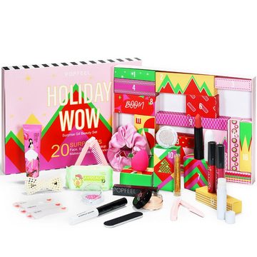 Scheiffy Make-up Set 20-teiliges Einsteiger Schminkset, Schminkset Geschenkset, leichtes Schminkset Komplettset, Must Have Set für Makeup-Trägerinnen