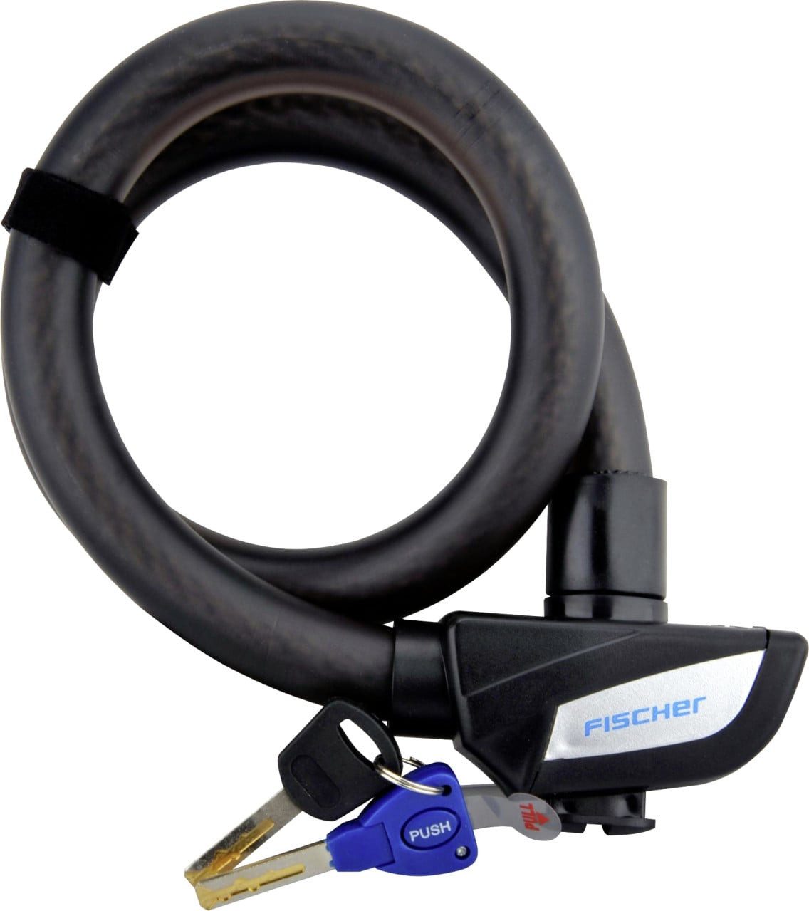 fischer Fahrradständer Fischer Seilschloss Schlüssel L 850mm Ø 23mm