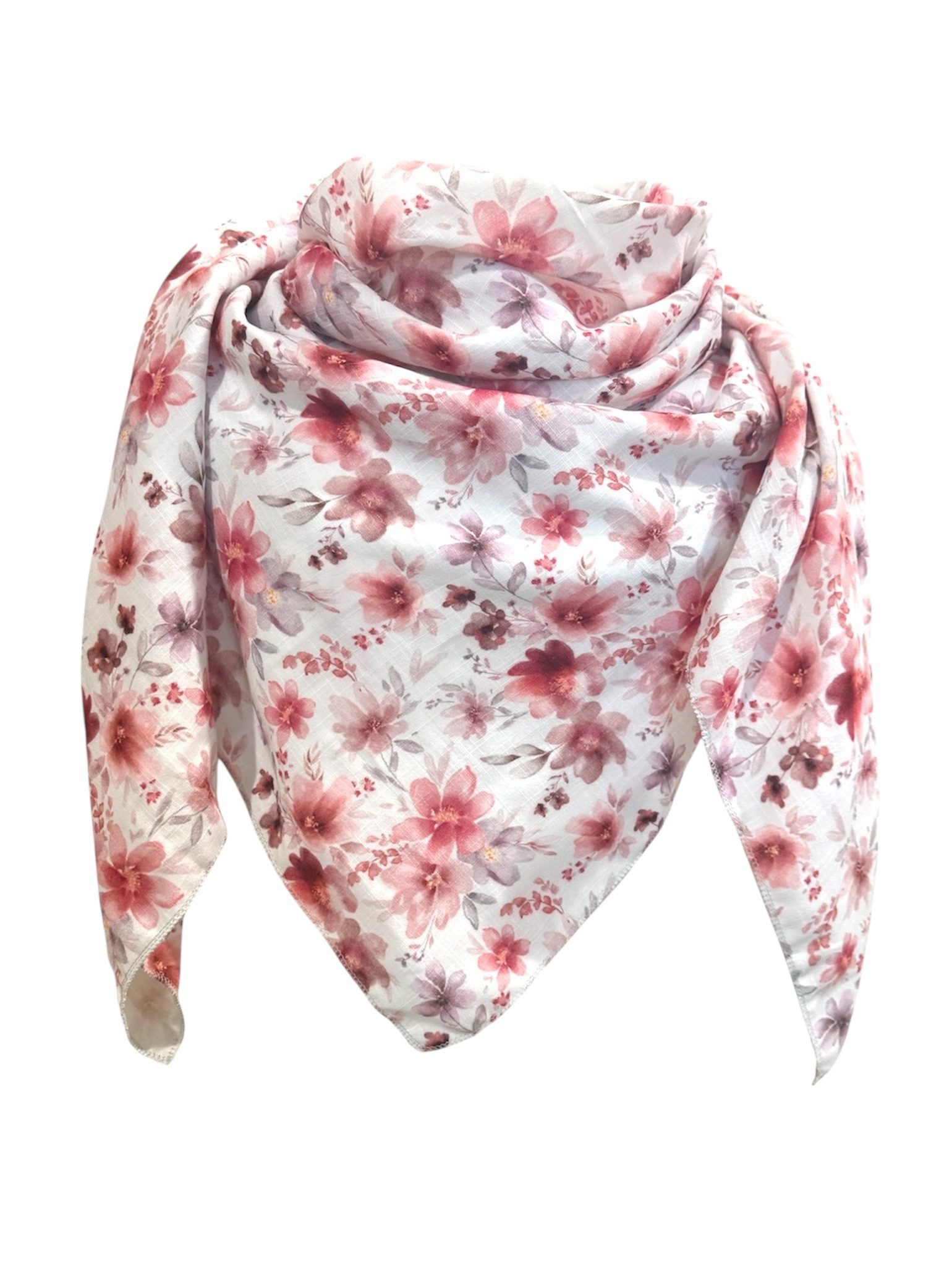 Modetuch Musselintuch Kinder / Damen XXL, BLÜTENZAUBER