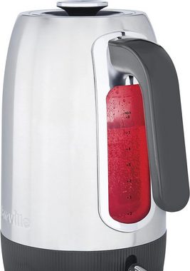 Breville Wasserkocher Elektrischer by Sage Temperatur Einstellung 1.7L schnelle Kochzeiten, 2400,00 W, Edelstahl,Teekocher,Druckknopfverschluss,Tragbar