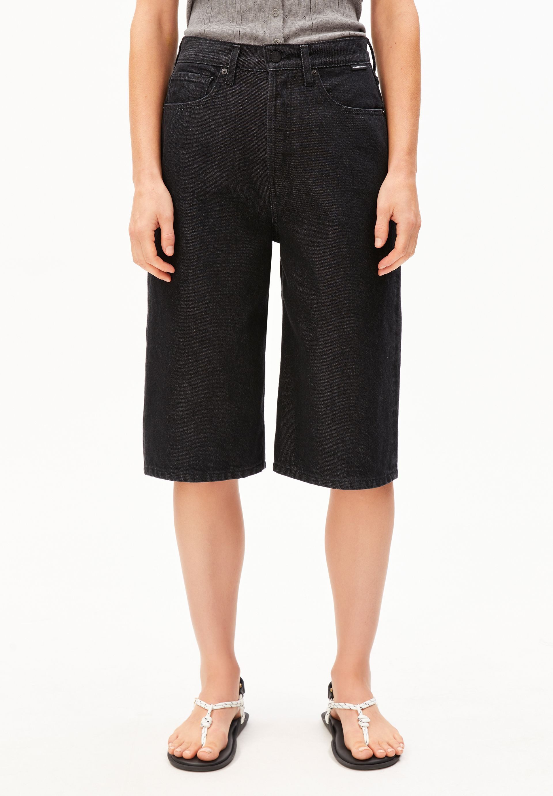 Shorts CITY DENIM Jeans-Shorts aus Baumwoll-Lyocell-Mix