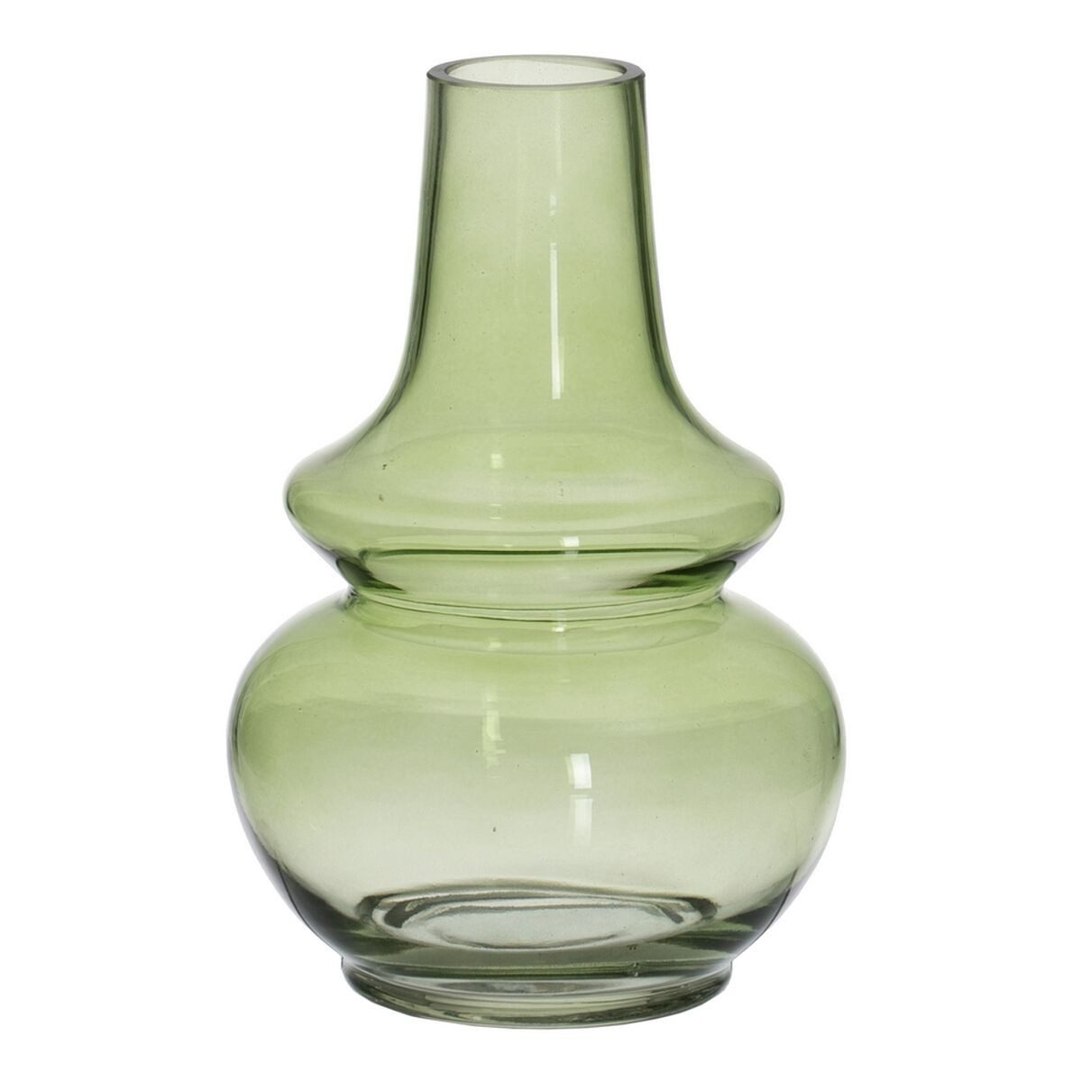 Bigbuy Dekovase Vase grün Kristall 13 x 13 x 19 cm