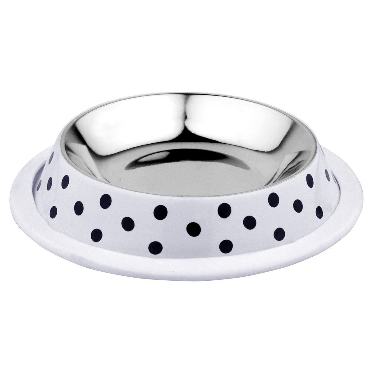 Futternapf Hundenapf Deco Fix Dots weiß