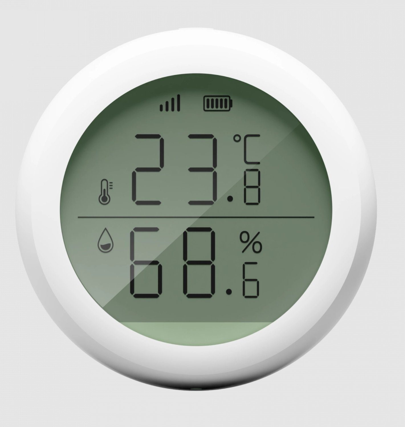 TESLA Tesla Smart Sensor Temperature and Humidity Display Smart-Home-Zubehör, ZigBee