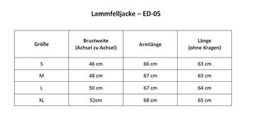 Hollert Winterjacke Lammfelljacke Shearling ED-05