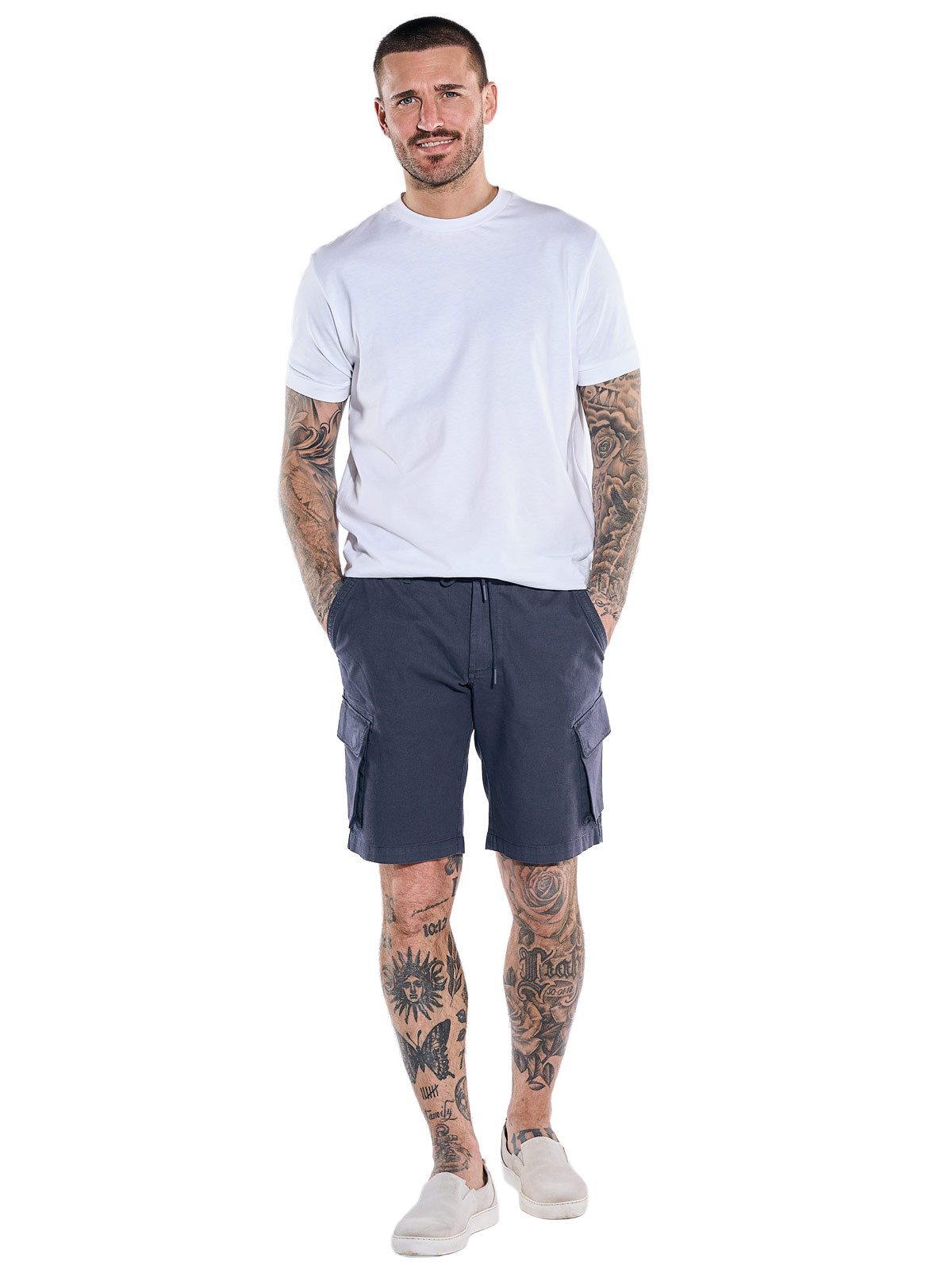 emilio adani Cargobermudas Herren Bermuda, Marineblau