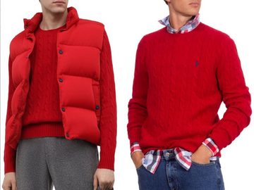 Ralph Lauren Kaschmirpullover POLO RALPH LAUREN Cable-Knit Cashmere Wool Sweater Zopfstrick Pullover