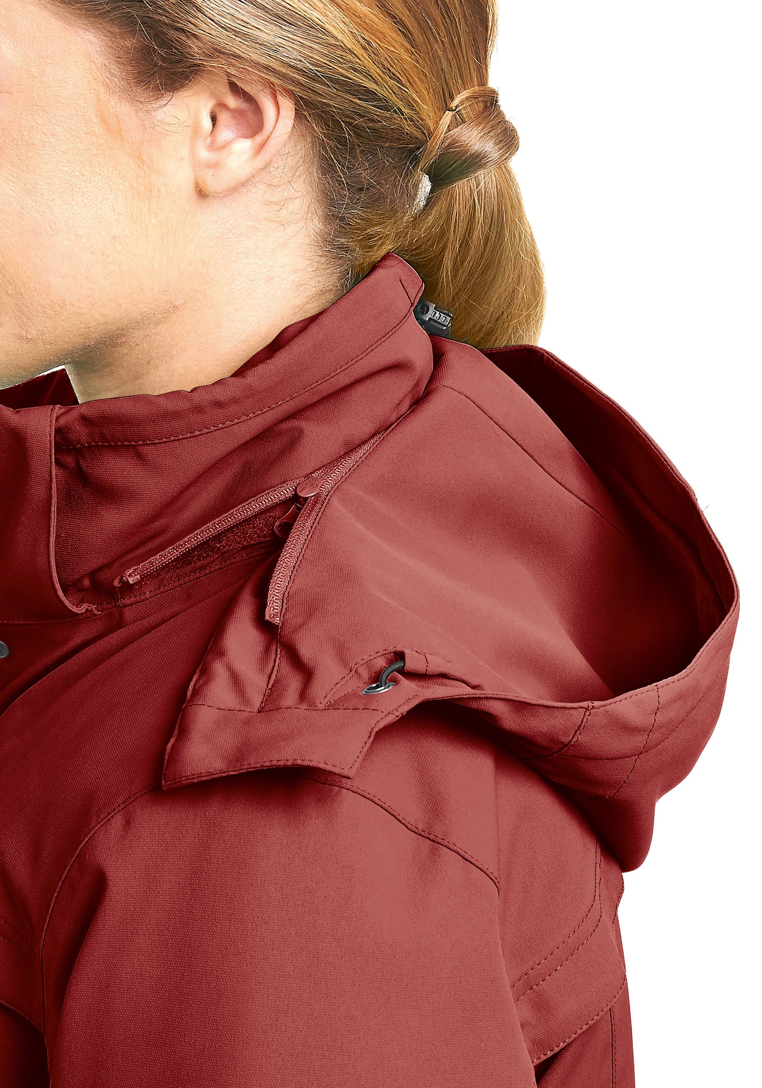 wasserdicht und Lisbon Sports atmungsaktiv Maier wattiert, red Winterjacke warm Funktionsjacke