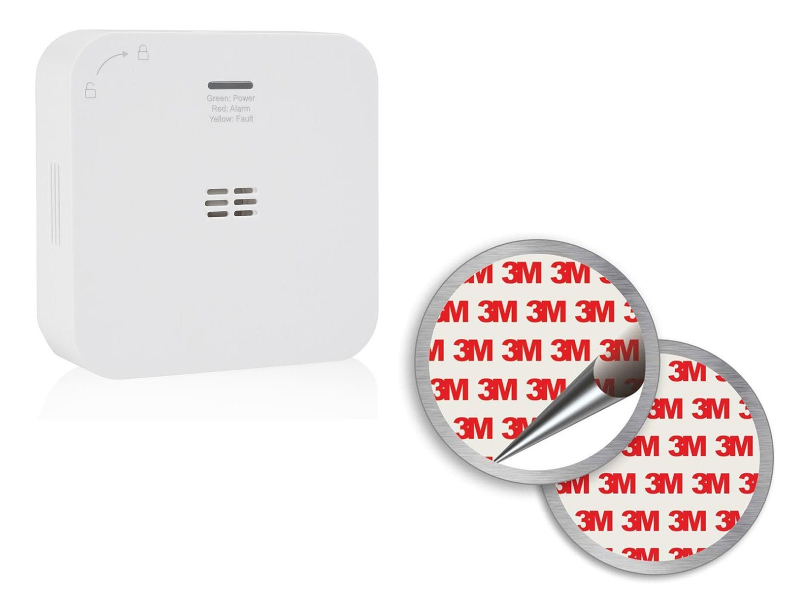 smartwares Детектор co (Kohlenmonoxid Melder CO Messer Warngerät-e Warner Kaminofen Gas-Therme)