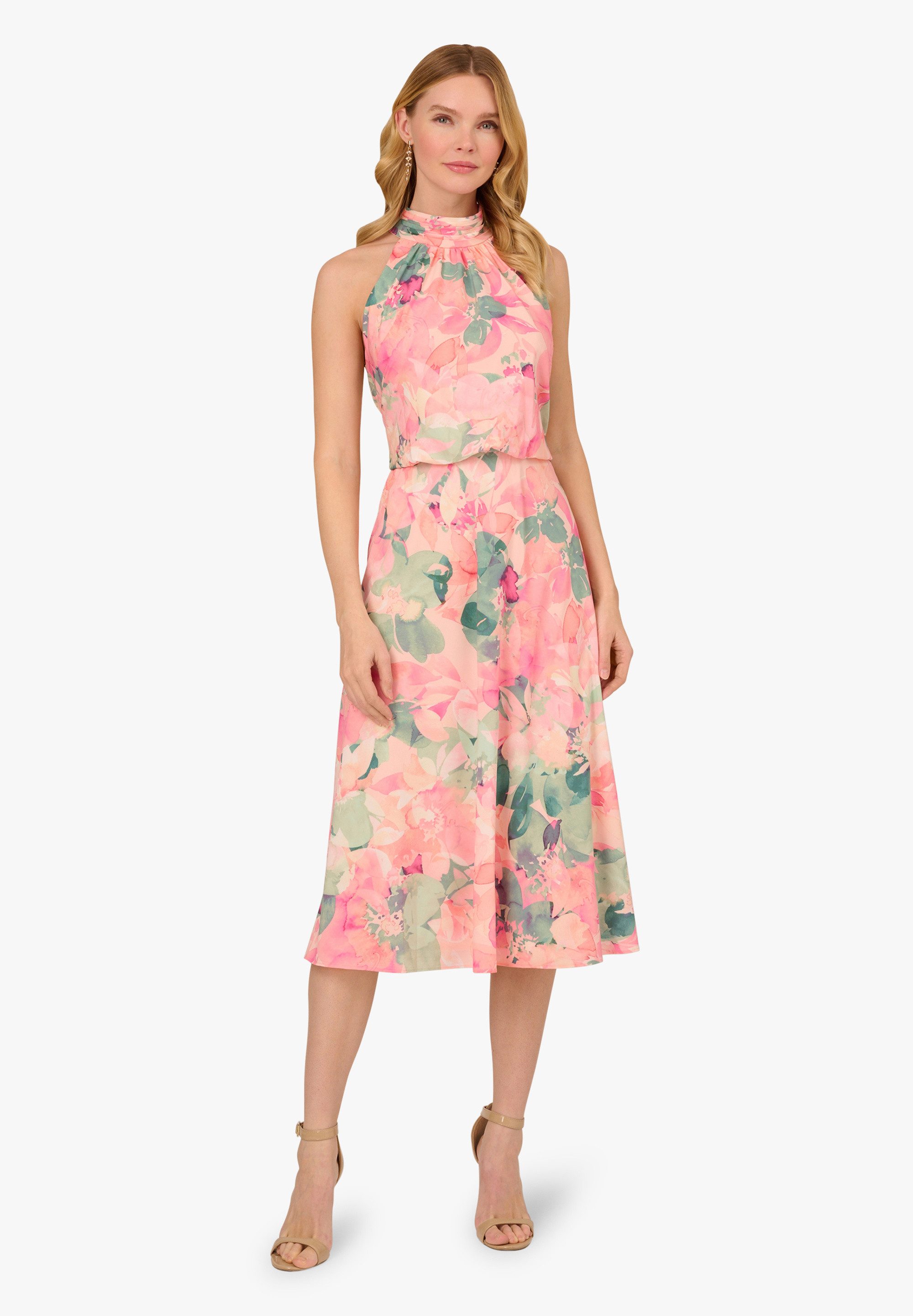 Adrianna Papell Sommerkleid Printed Midi Dress günstig online kaufen