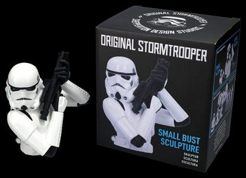 Figuren Shop GmbH Dekofigur Stormtrooper Figur - Büste klein - Merchandise Dekofigur Sci-Fi