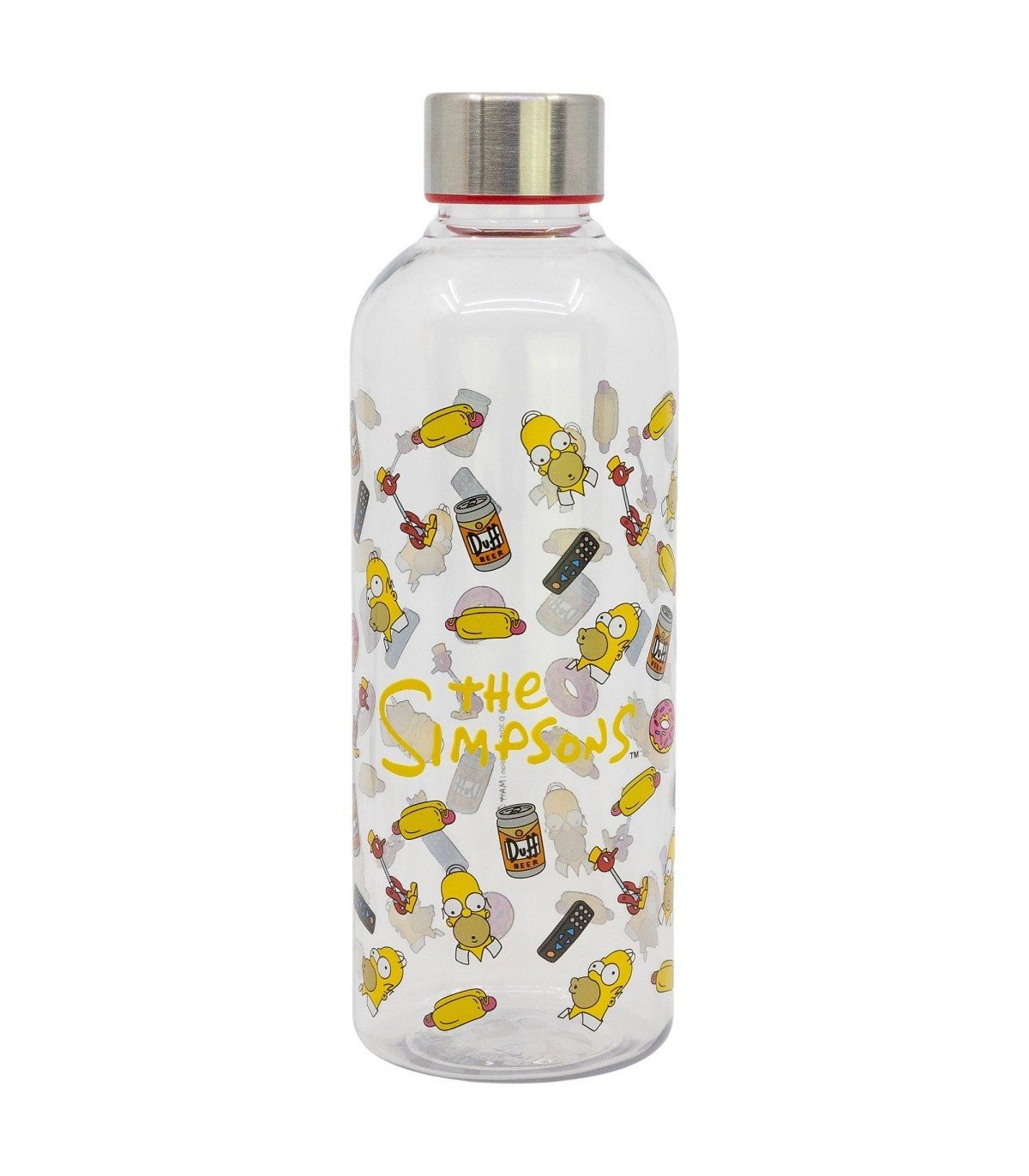 The Simpsons Trinkflasche Homer Trinkflasche 850 ml Wasserflasche mit Schraubdeckel