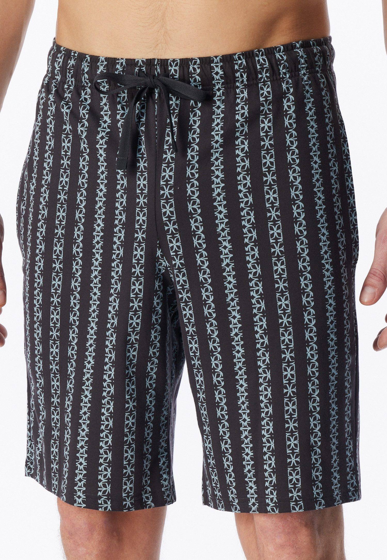 Schiesser Pyjamahose Mix + Relax mit seitlichen Taschen, Single-Jersey Qualität – Bild 2 von 5