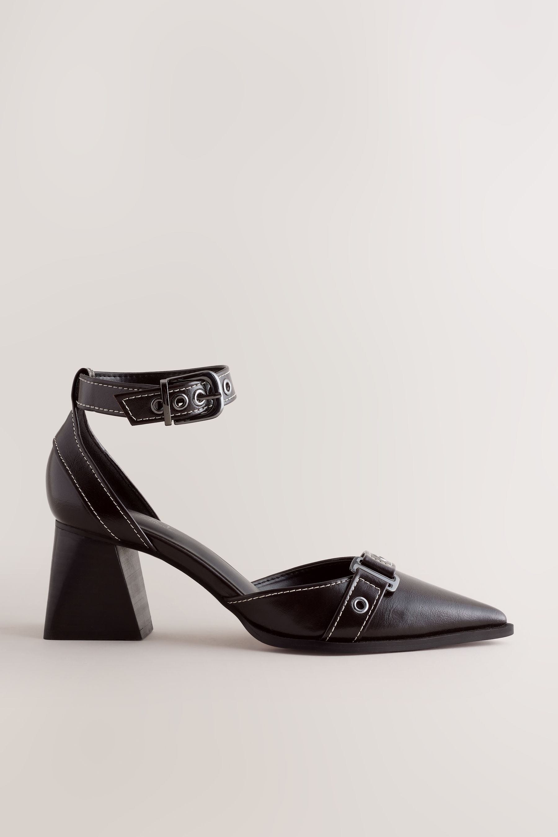 Next Forever Comfort® Blockabsatz-Schuhe mit Schnalle High-Heel-Sandalette (1-tlg)