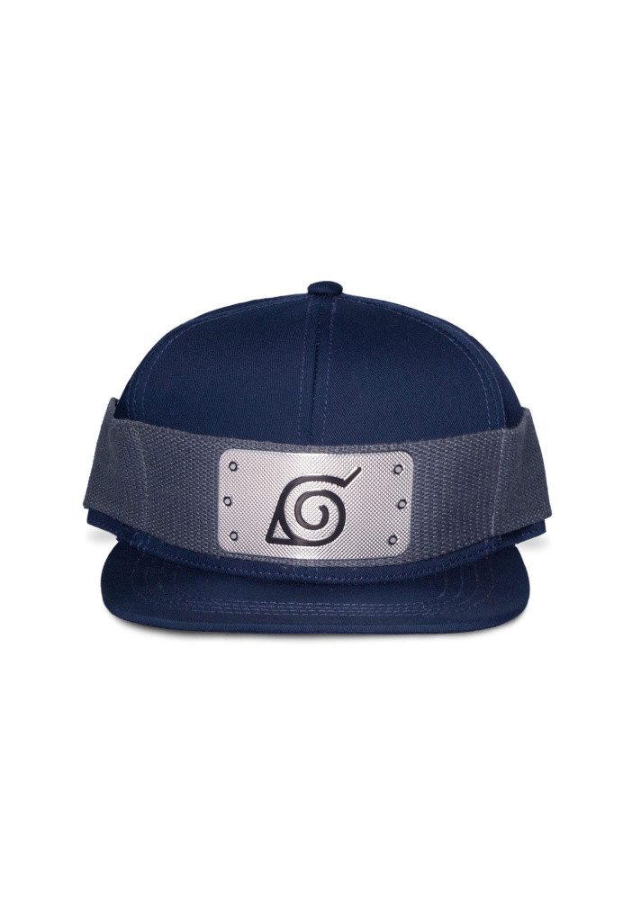 DIFUZED Baseball Cap Naruto Shippuden Snapback Cap Logo Blue